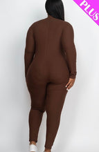 Load image into Gallery viewer, “Ribbed” Jumpsuit Plus