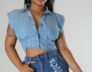 “Denim” Croptop