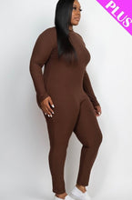 Load image into Gallery viewer, “Ribbed” Jumpsuit Plus