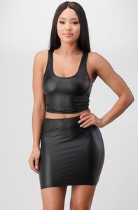 “Licorice” Skirt Set