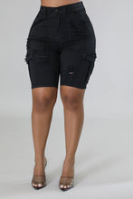 Load image into Gallery viewer, “Denim Cargo” as Bermuda Shorts