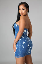 Load image into Gallery viewer, “Bleached” Denim Dress